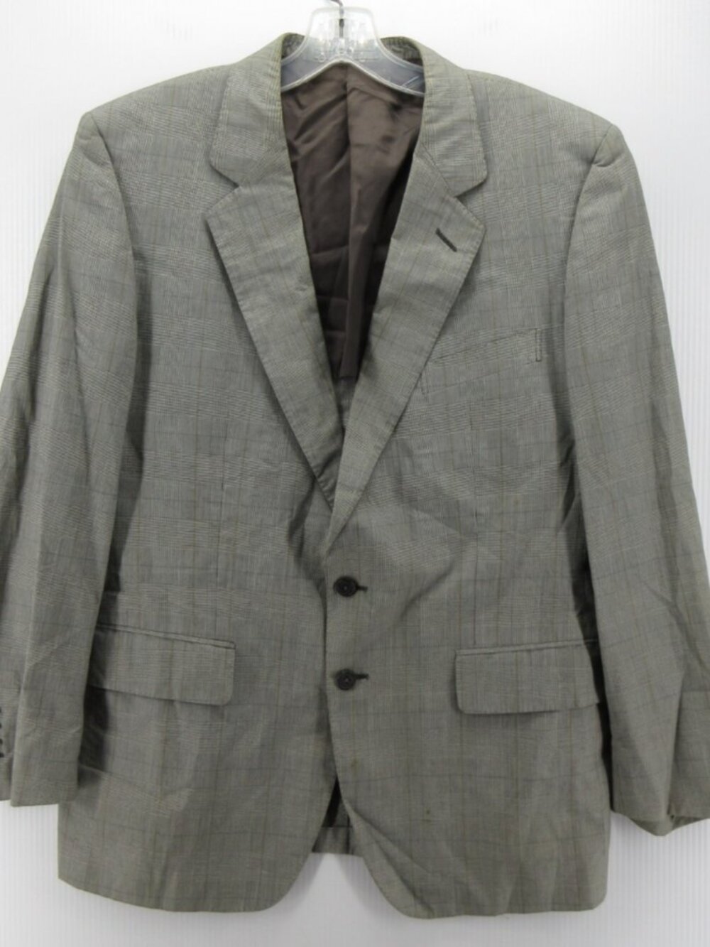Dunhill Sport Coat 44 Blazer Wool Windowpane Glen Plaid Jacket Italy *